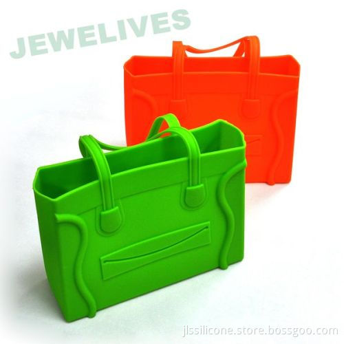 Lfgb Silicone Luggage Bag With Smile Face
